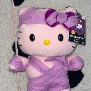 Hello Kitty Mummy Greeter Plush in Pink and Purple